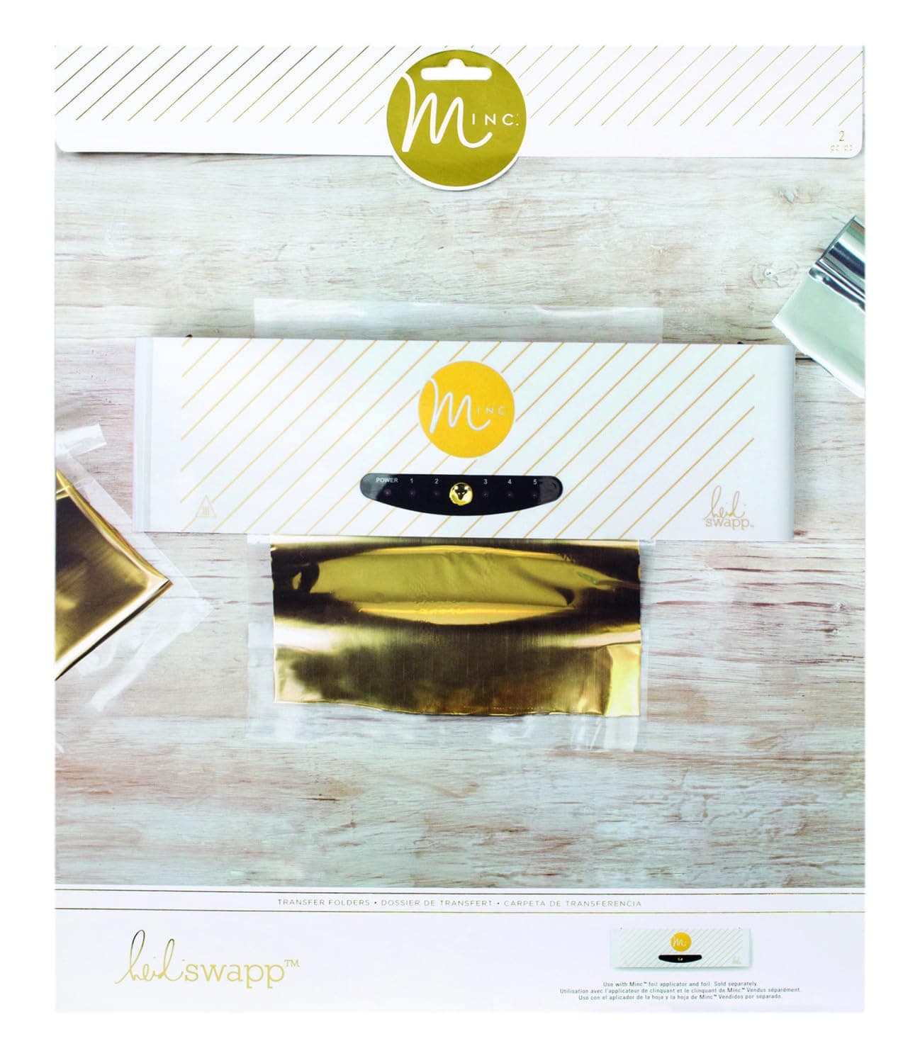 Heidi Swapp Minc Transfer Folders 2/Pkg-6.25'X12' & 12.25'X14