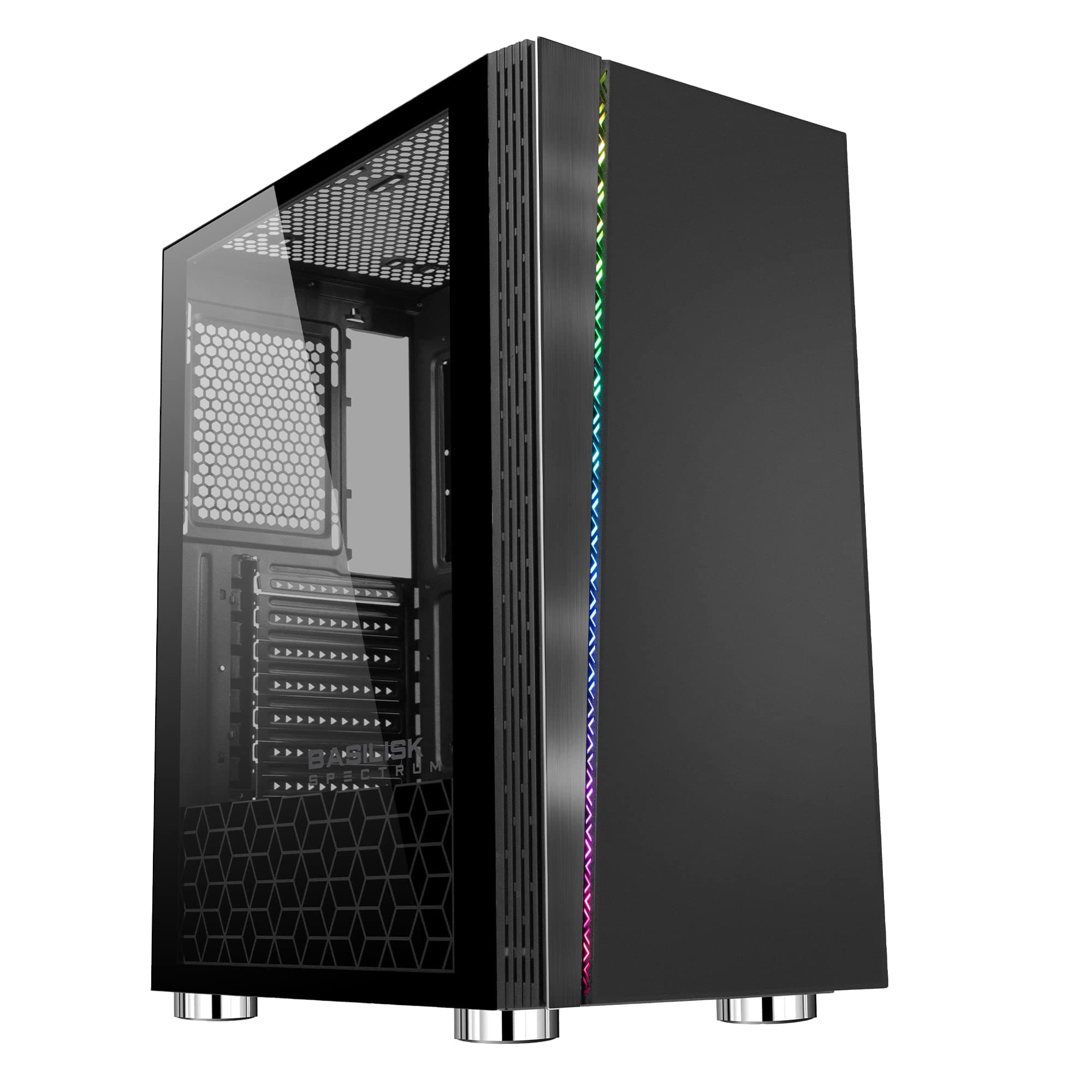 Spectrum Basilisk ATX M-ATX M-ITX RGB USB3.0 Gamer CASE