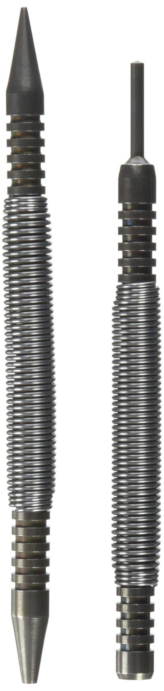 Spring Tools PM407 Professional Door Hinge Pin Remover & Nail Set Tool - Hammerless Door Pin Removal - Dual Nail Set for Trim Work - Spring Powered Nail Setter - Painter & Carpenter Essential Tool