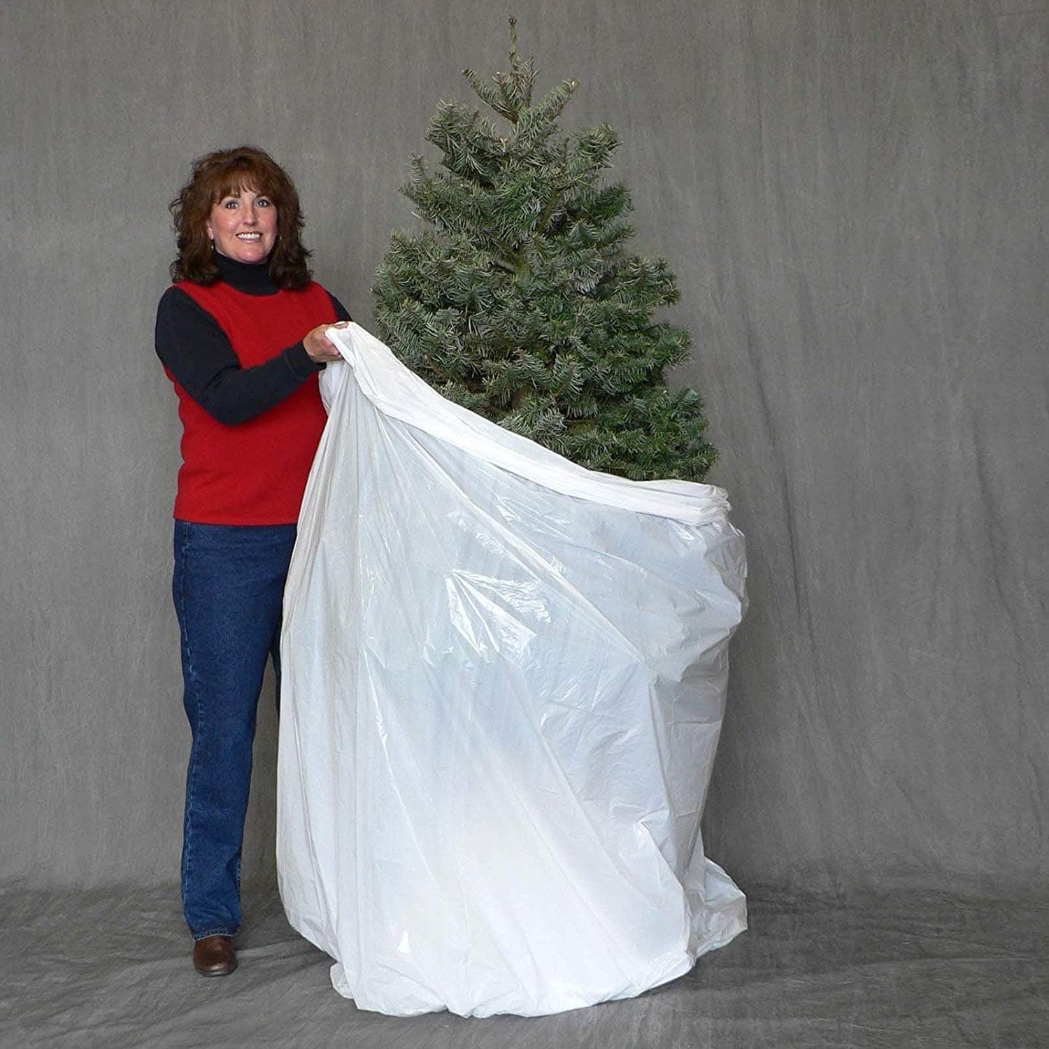 Jumbo Christmas Tree Disposal & Storage Bag - Compatible with 9-Feet Trees