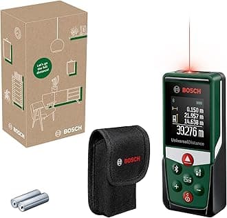 Bosch laser measure UniversalDistance 50 C (measure distance up to 50m precisely, measuring functions, memory function, in E-Commerce cardboard box)