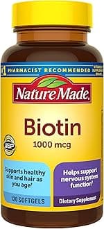 Nature Made One Per Day Biotin (B7) 1000 mcg. Softgels 120 Ct