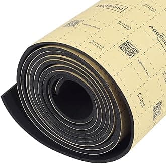Sound Deadening Mat 1/4inch(7 mm) 18sqft - Car Sound Deadening Material Closed Cell Foam - Heat Insulation PE Foam Sound Deadener Material & Heat Barrier