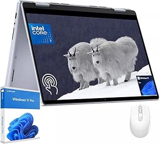 Dell Inspiron 2-in-1 Touchscreen Laptop - 14" FHD + Display, Core 7 150U Processor, 16 GB DDR5, 1 TB SSD, Wi-Fi, Bluetooth, Windows 11 Pro, w/Hoouwrd Accessories