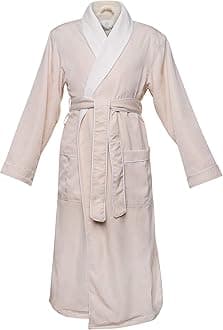 CHADSWORTH & HAIG Ultimate Doeskin Brushed Microfiber Bathrobe Lined In Terry. Luxury Spa & Hotel Bathrobe for Women & Men