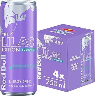 Red Bull Lilac Edition Sugar Free 250ml x4