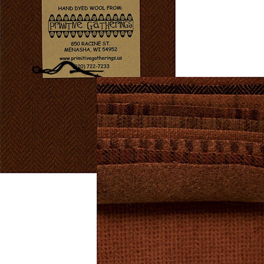 Hand Dyed Wool Pumpkin Charm Pack 10 5-inch Squares PRI 6002