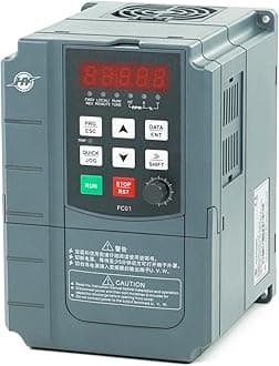 HUANYANG VFD Variable Frequency Drive,1 or 3 Phase Input, 3 Phase 0-400HZ Output, 4kW 5HP 220V 17A for Motor Speed Control,FC Series
