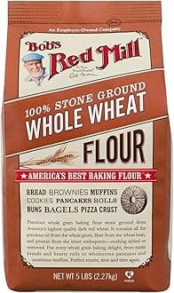 Whole Wheat Flour - 5 lb (Pack of 3)