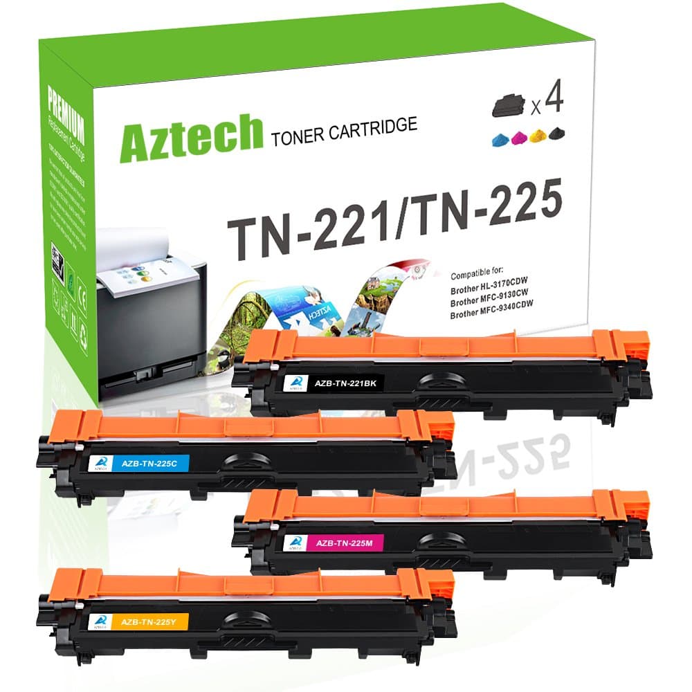 (With Chip) Aztech Compatible for HP 117A Toner Cartridges Replacement for 117A W2070A for HP Color Laser 150nw 150a Toner HP Color Laser MFP 178nwg 178nw 179fwg 179fnw Toner W2071A W2072A W2073A