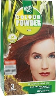 Henna Plus Permanent Hair Colour Powder - Red