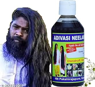 Adivasi Neelambari Adivasi Herbal Hair Growth Oil - Get Strong and Healthy Hair 250 ml