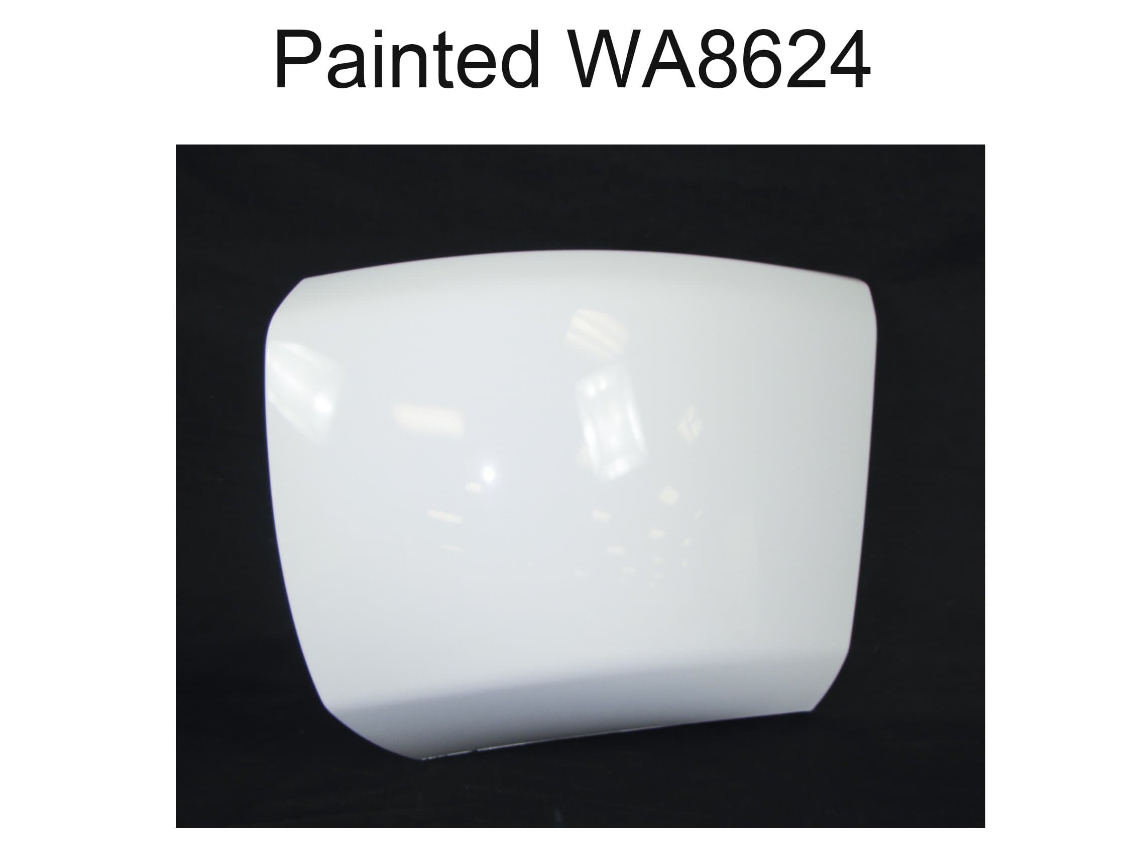 Painted WA8624 White FRONT BUMPER CAP END W/O FOG HOLE LH GM1016103 For 2007-2013 CHEVY SILVERADO 1500 PICKUP NEW STYLE
