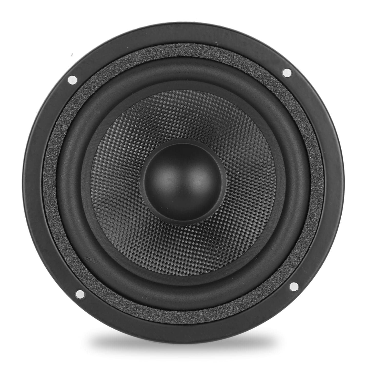 5.25 Inch Midrange Speaker - Kevlar Cone Hi-Fi Driver 8 Ohms 80 Watts Speakers for High-End Audio Music Systems, Cars & DIY Projects (2 Pcs, Black)