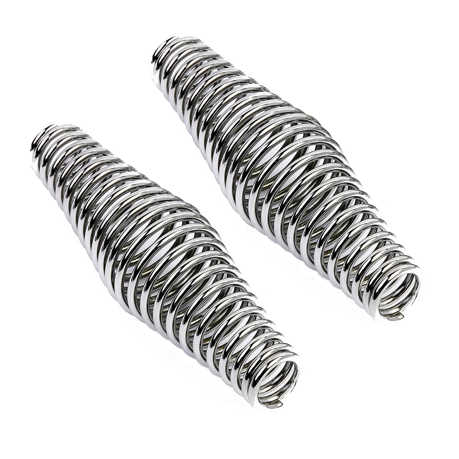 2Pcs BBQ Spring Handle, Stainless Steel Cool Touch Stove Spring Handle Grip, 4.3-inch Heavy Duty Barbecue Smoker, Grill, Stove, Pit Door Handles