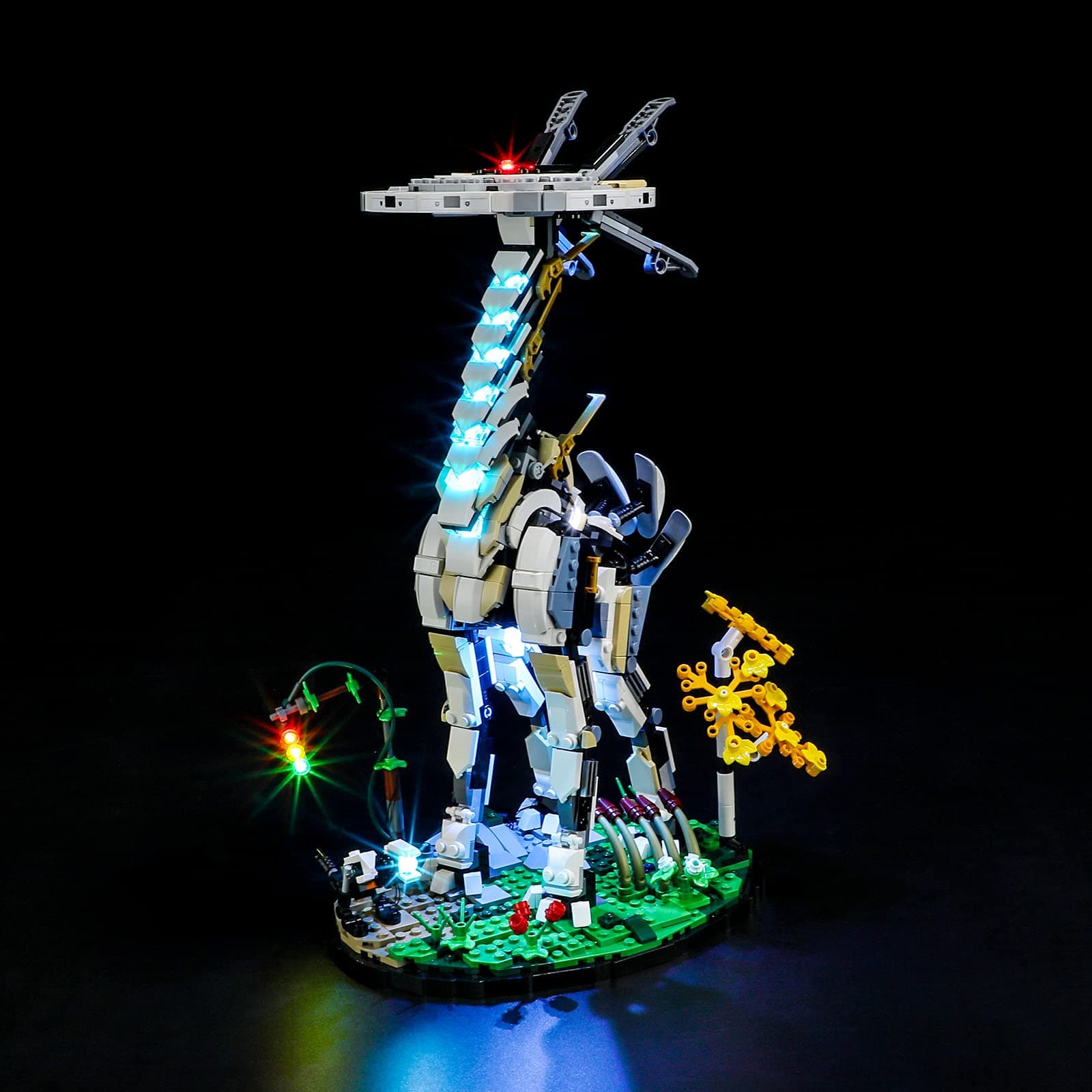 LIGHTAILING Light For 76989 Horizon Forbidden West: Tallneck - Led Lighting Kit Compatible With Building Blocks Model - NOT Included The Model Set