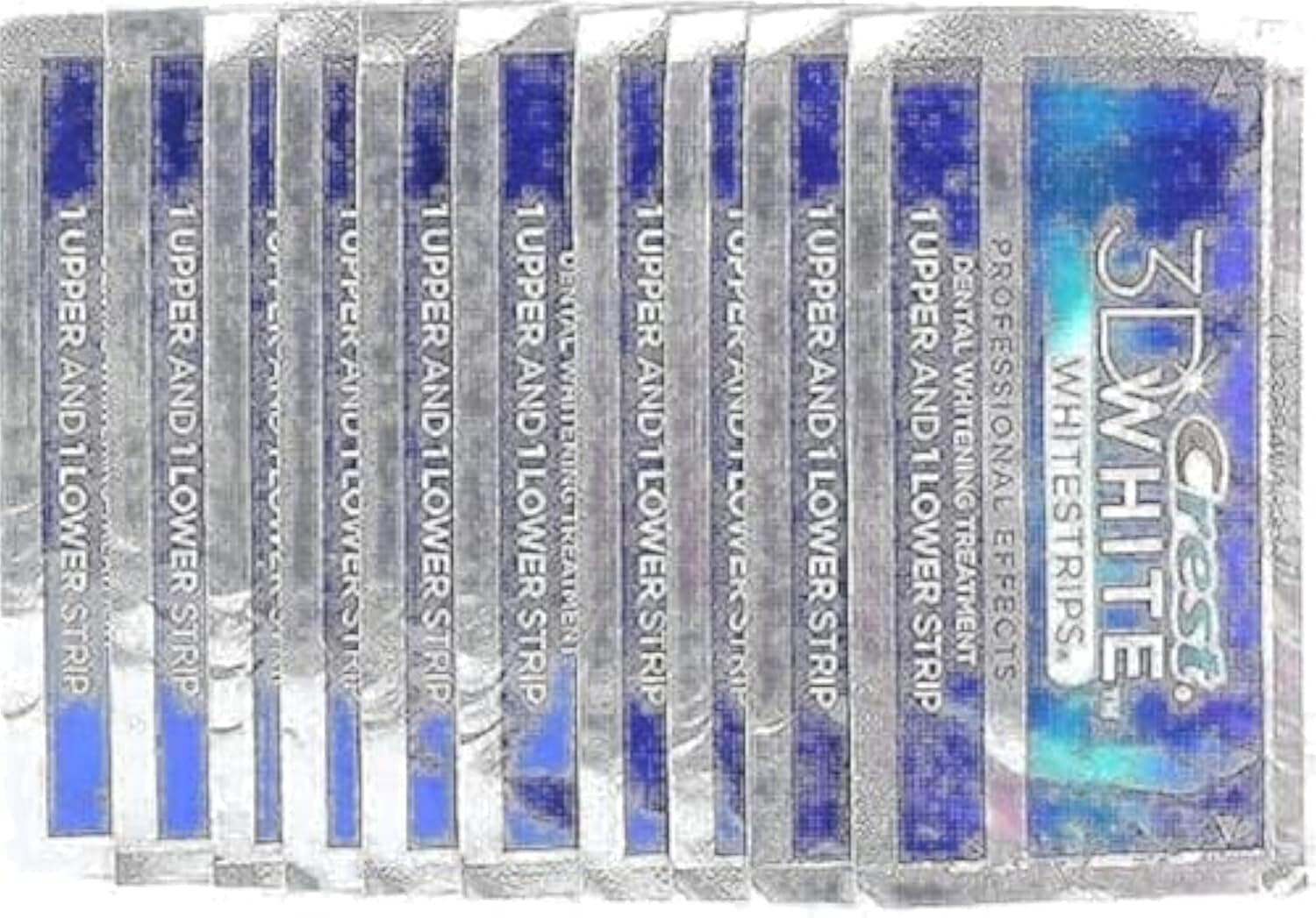 3D Whitestrips 20 Strips (10 pouches) Professional Effects Advanced Seal