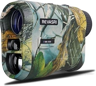 REVASRI Hunting Laser Rangefinder with Rechargeable Battery 1000 Yards Hunting Range Finder with Target Acquisition Technology Easy-to-Use Clear Accurate Rangefinders for Hunters