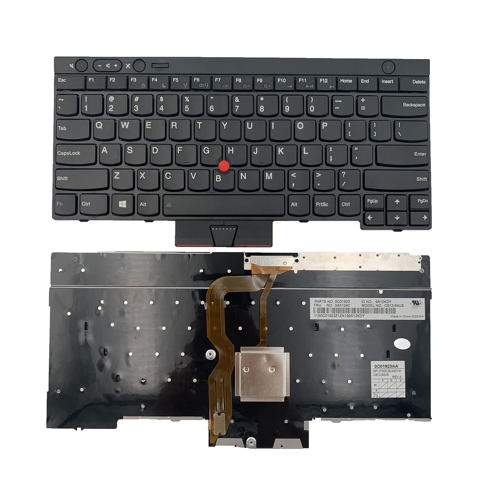 Laptop Replacement US Layout Keyboard for Lenovo ThinkPad T430 T430I T430S X230 X230T Keyboard T530 W530 L430 L530 04Y0490 04X1277 04X1315