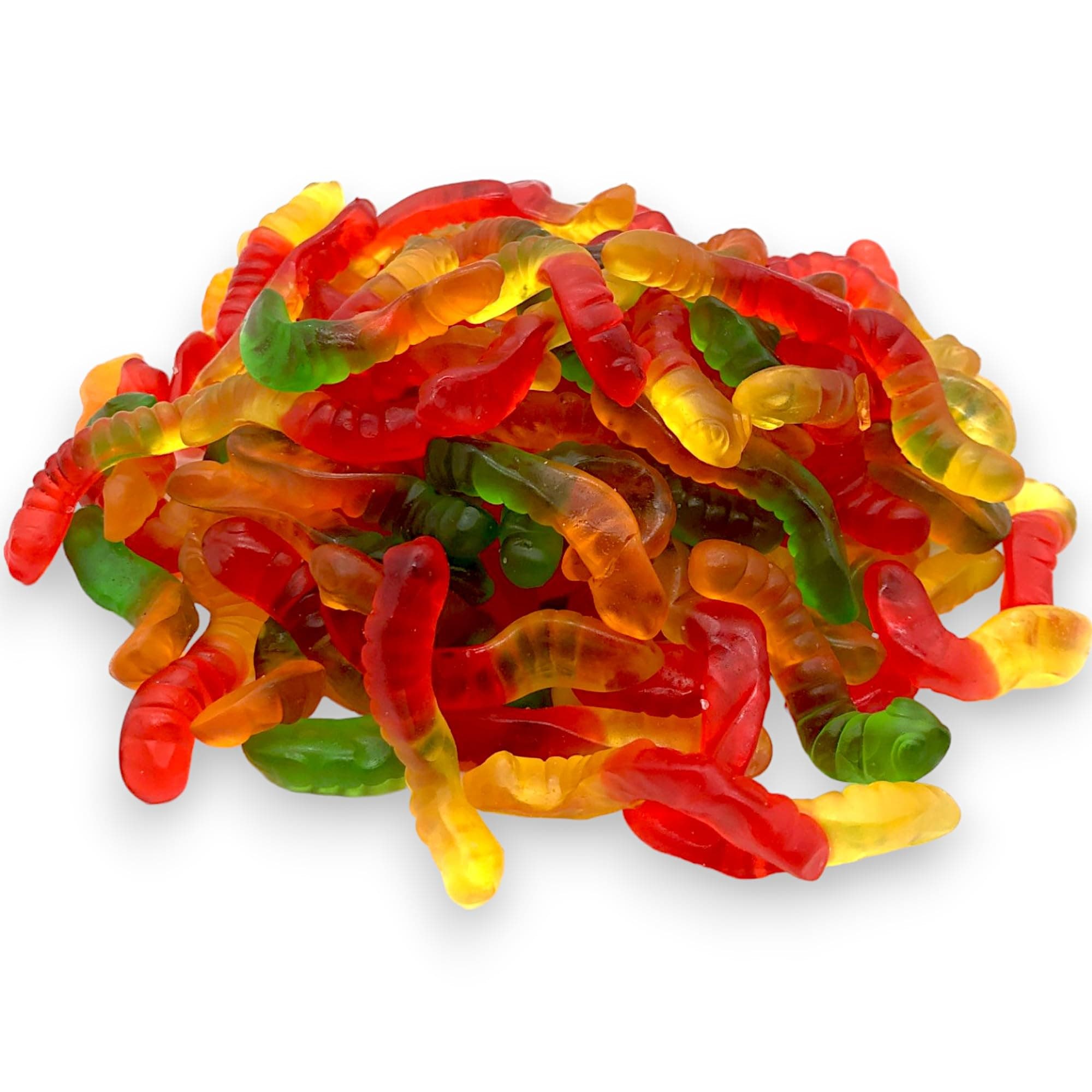 Gourmet Gummy Worms Candy:1.5 lbs Delicious Fruit Flavored Gummy Worms Bursting with Flavors-Perfect for Snacks, Parties and Gifts-Made with Real Fruit Juice(24 oz)
