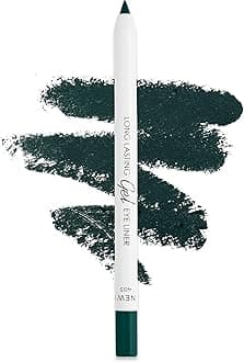 Lamel No Smudge Eyeliner - Metallic Green - Waterproof Eyeliner Pencil - 10-Hour Wear, Sharpenable, Contact Lens Friendly, Vegan - Creamy & Sweat Proof Pencil - Highly Pigmented - 403 Shade