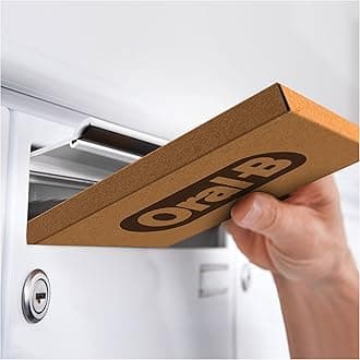 Oral-B Pro Precision Clean Electric Toothbrush Head, X-Shape and Angled Bristles for Deeper Plaque Removal, Pack of 6 Toothbrush Heads, Suitable for Mailbox, White