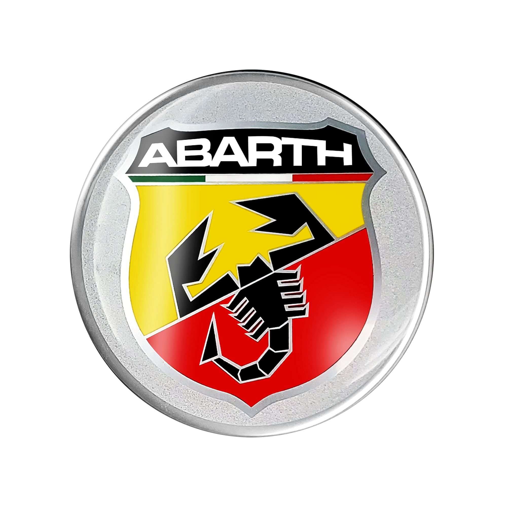 Abarth 21537 Stickers 3d Crest, 50 mm Diameter