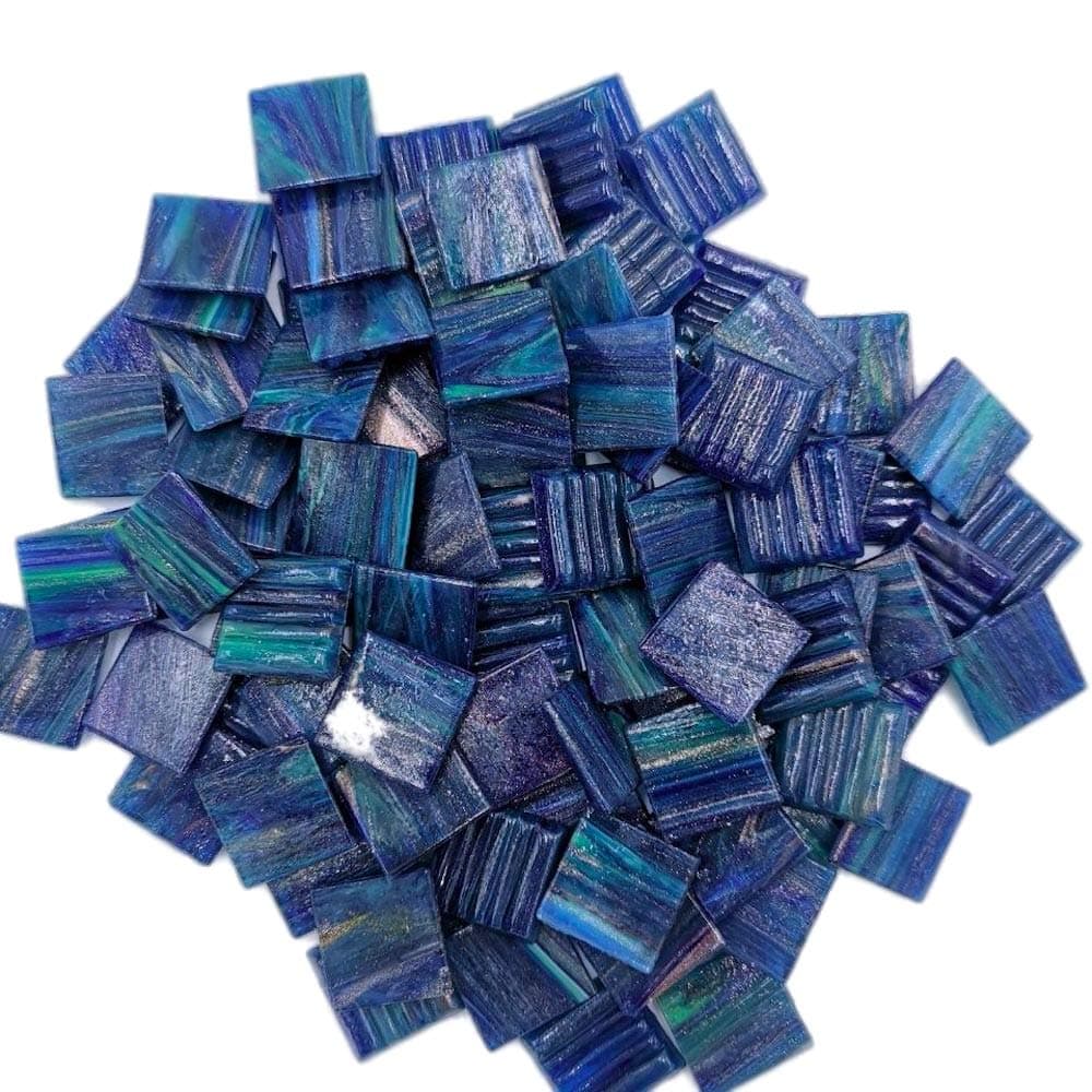 Armena Mosaic Stone Blue with Copper Texture 2 x 2 cm 130 g (Approx. 43 Pieces)