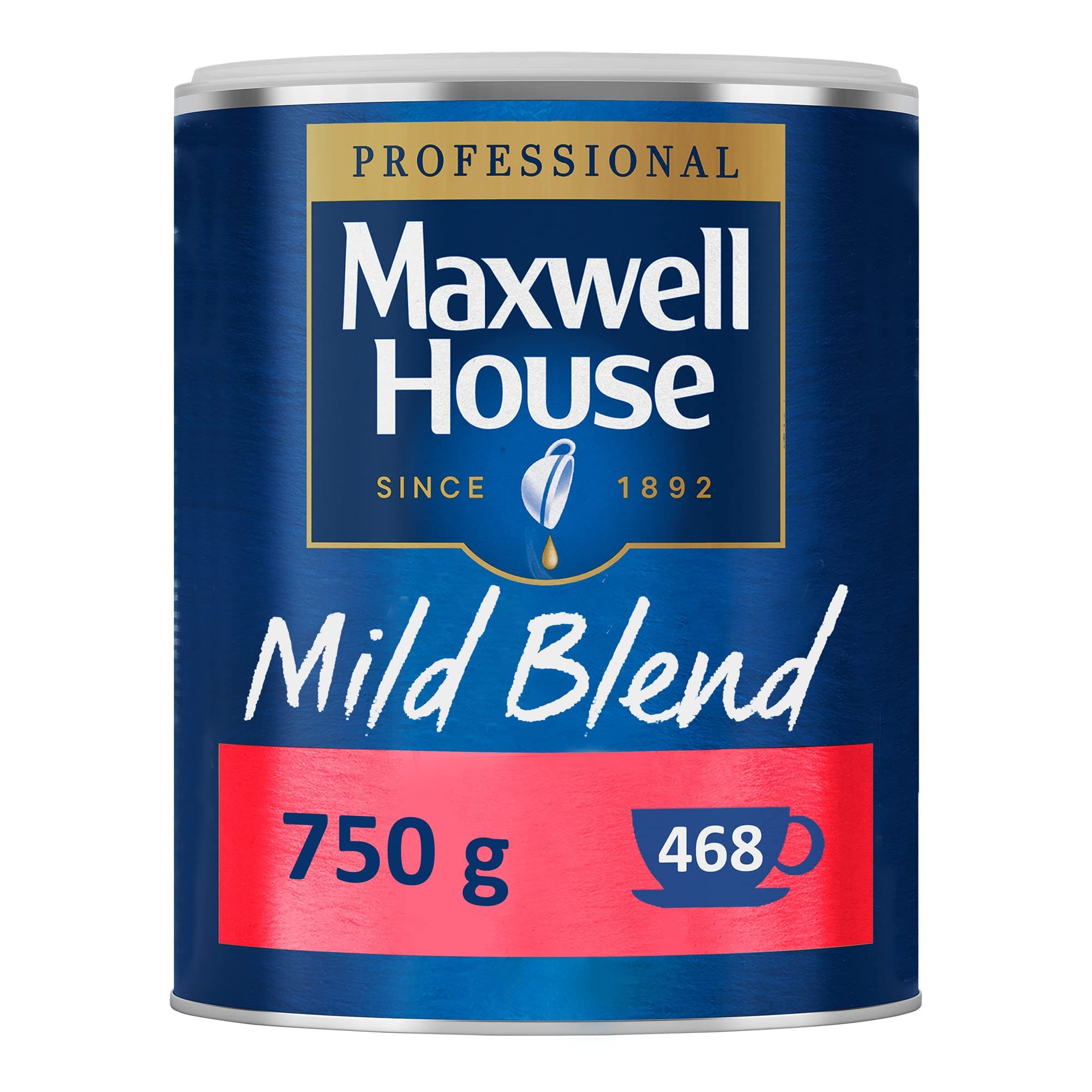 Maxwell House Mild Blend Instant Coffee Tin - 6 x 750g Tin