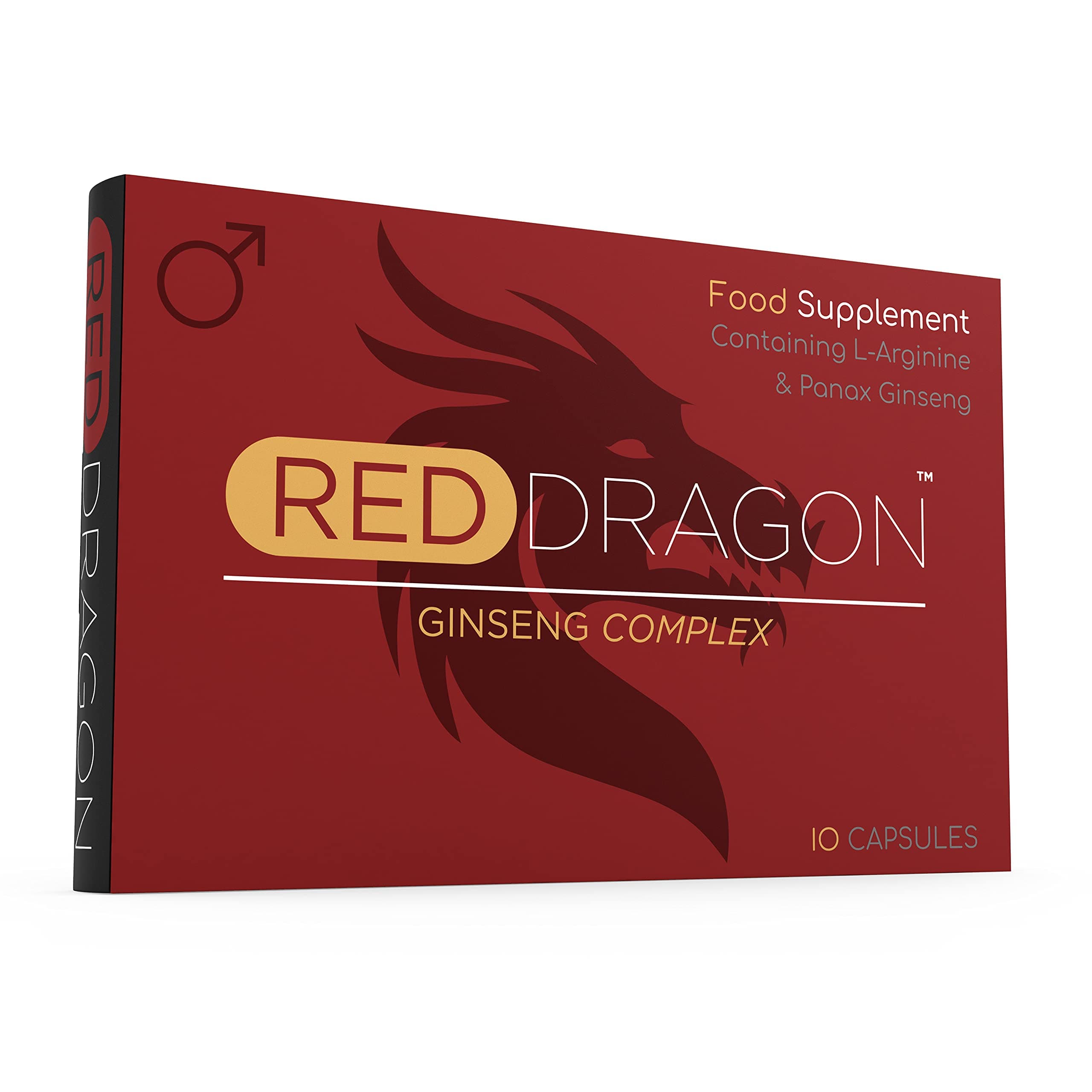 Ultra Strength Red Dragon Ginseng Complex - 500MG - Premium Enhanced Energy, Stamina & Endurance, 100% Safe & Natural - Fast Acting, Lasting Performance & Results