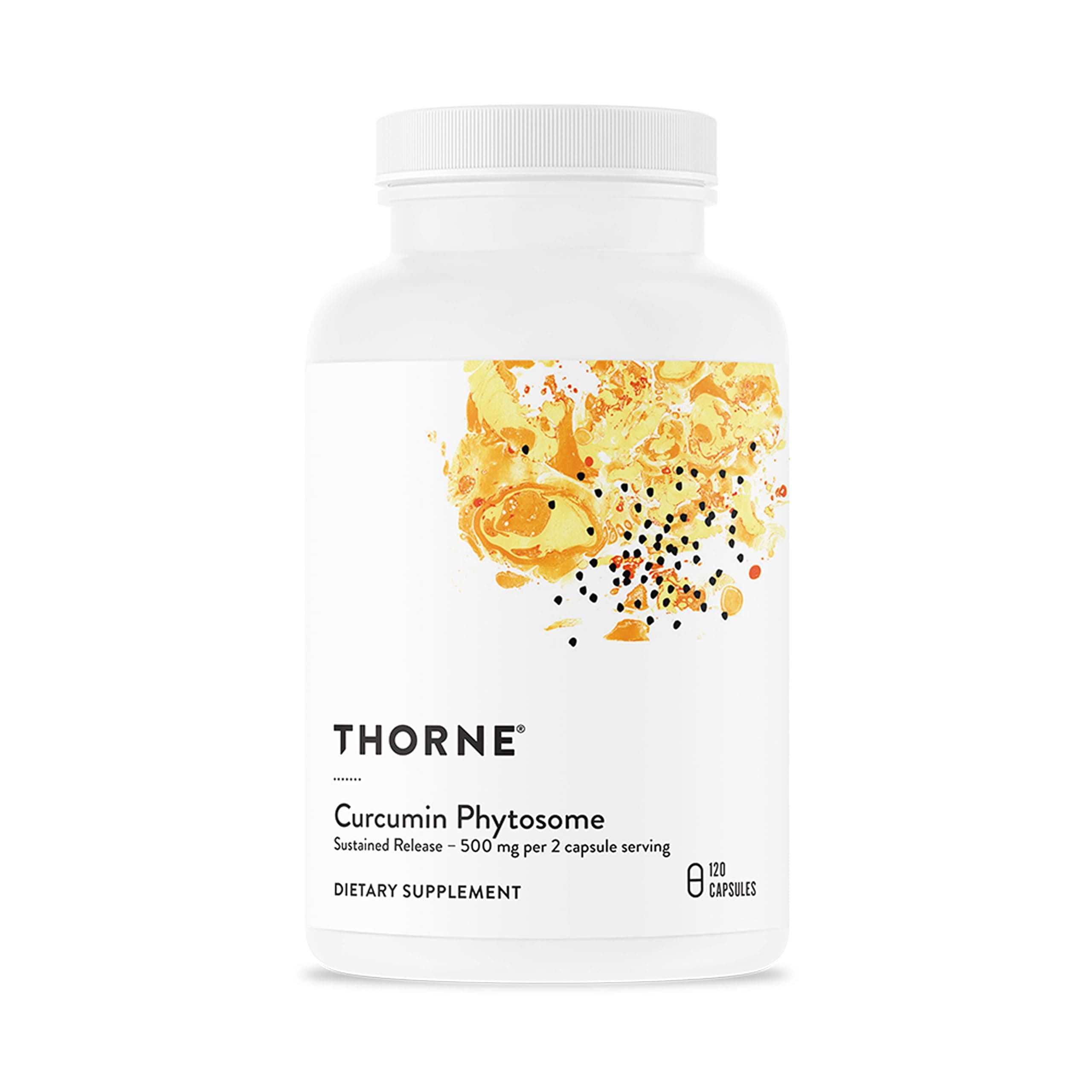 Curcumin Phytosome 500 mg (Meriva) - Sustained Release, Clinically Studied, High Absorption - 120 Capsules