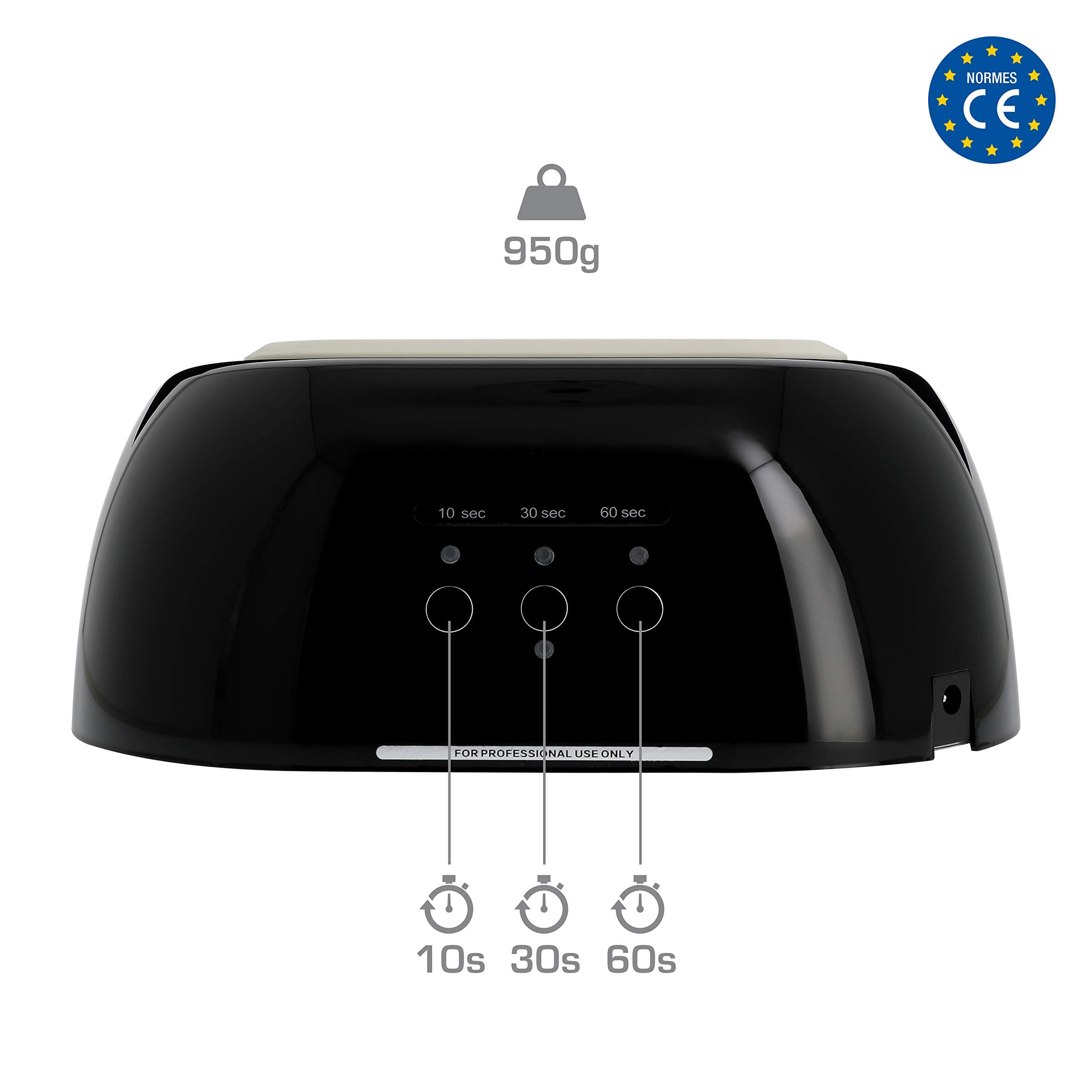 Semi-permanent Nail Polish UV/LED + CCFL Lamp - Ruby 48W Drying Lamp - Manicure and Pedicure - Meanail Paris