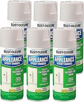 Rust-Oleum 7882830-6PK Specialty Appliance Epoxy Spray Paint, 12 oz, Almond, 6 Pack
