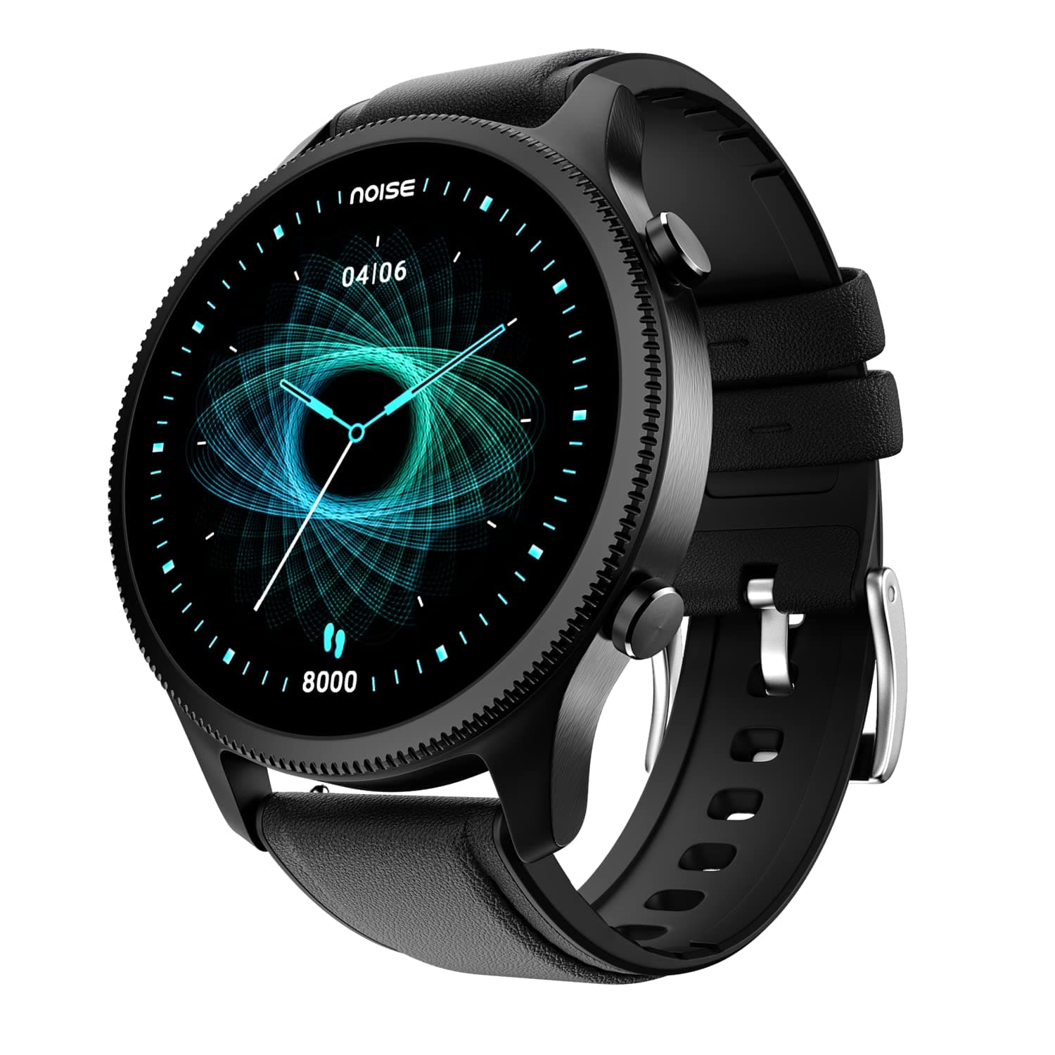 – NoiseFit Halo 1.43" AMOLED Display, Bluetooth Calling Round Dial Smart Watch, Premium Metallic Build, Always on Display, Smart Gesture Control, 100 Sports Modes (Halo, Black)