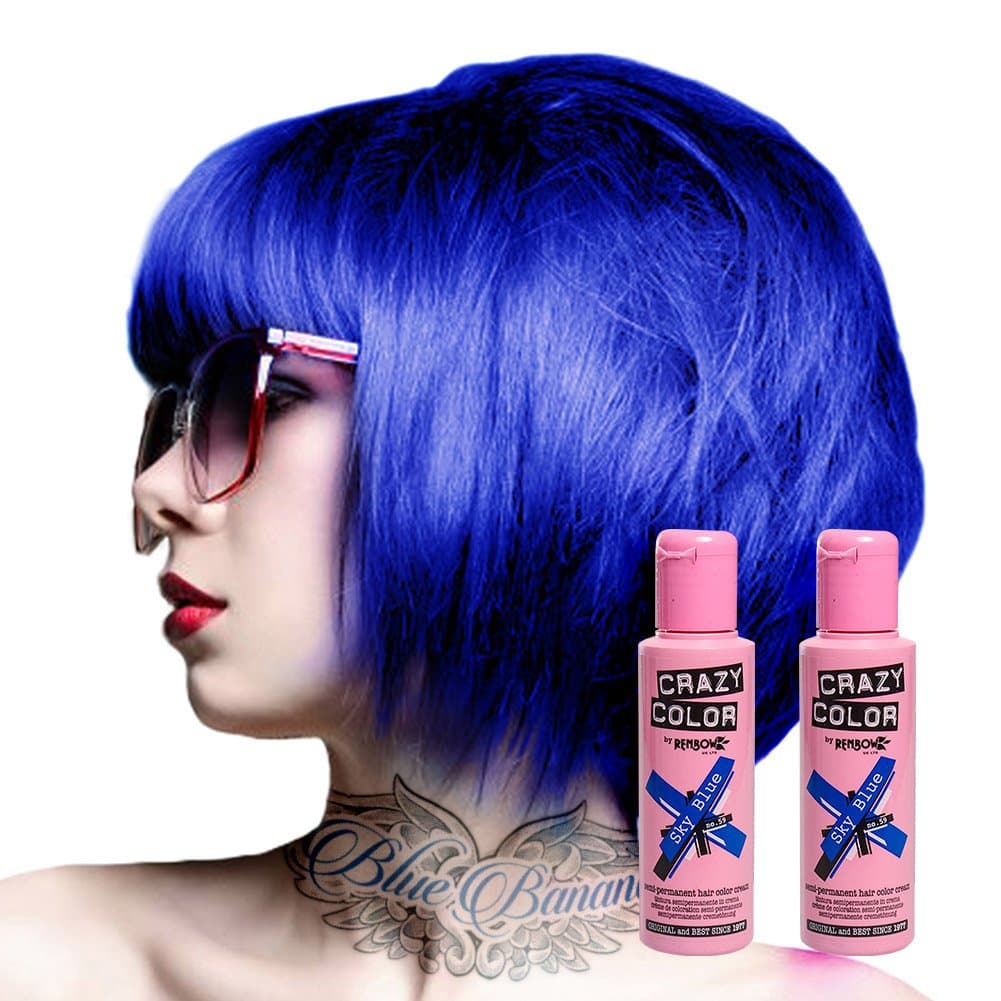 Crazy Color by Renbow Sky Blue No.59 Semi-Permanent 100ml