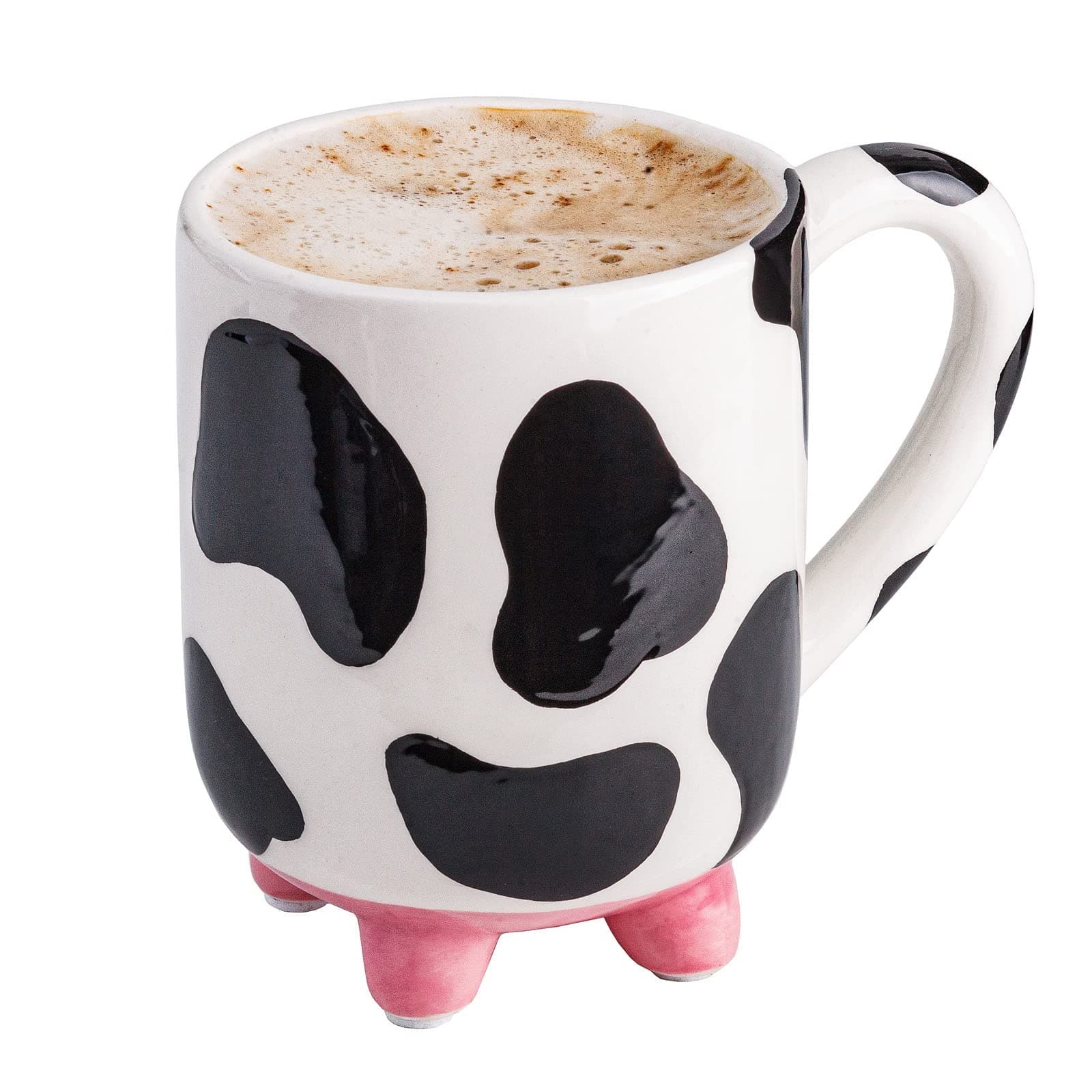 Cow Coffee Mug Cow Stuff 15oz Ceramic Cup - Cows Lover Mug with Udders - Cute Print Cups - Weird Milk Mugs with Udders - Gifts for Women - Taza de Vaca Gifts