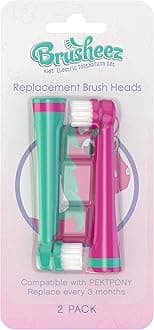 Brusheez® Electronic Toothbrush Replacement Brush Heads 2 Pack (Prancy The Pony)