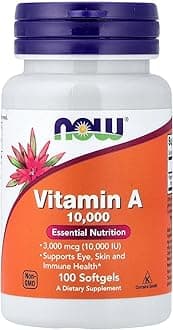 Now Foods, Vitamin A, 10, 000 Iu, 100 Softgels