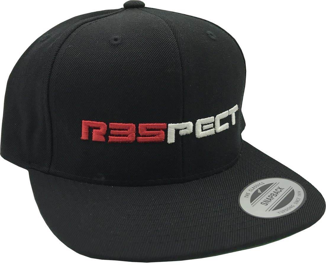 R35PECT Snapback Hat - GT-R R35 Black