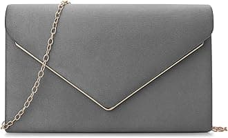Clutch Purse for Women Evening Bags Handbags for Wedding Party Cocktail Prom Faux Suede Crossbody Shoulder Bag