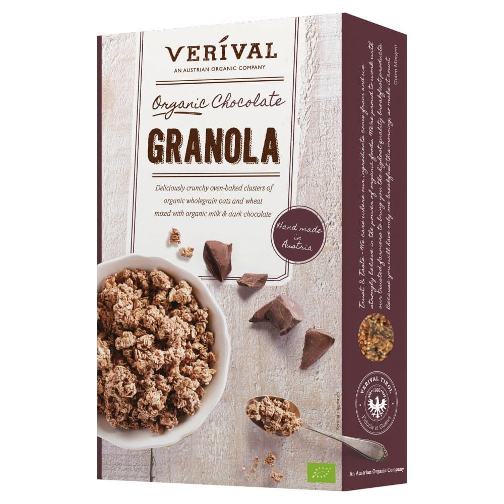 Verival Organic Chocolate Granola, 375 g