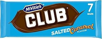 McVitie's Club Salted Caramel Biscuit Bars 7x23g
