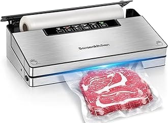Bonsenkitchen Vacuum Sealer with Handle Lock Design