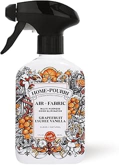 Home-Pourri Air + Fabric Multi-Purpose Odor Eliminator, Grapefruit Lychee Vanilla, 11 Fl Oz