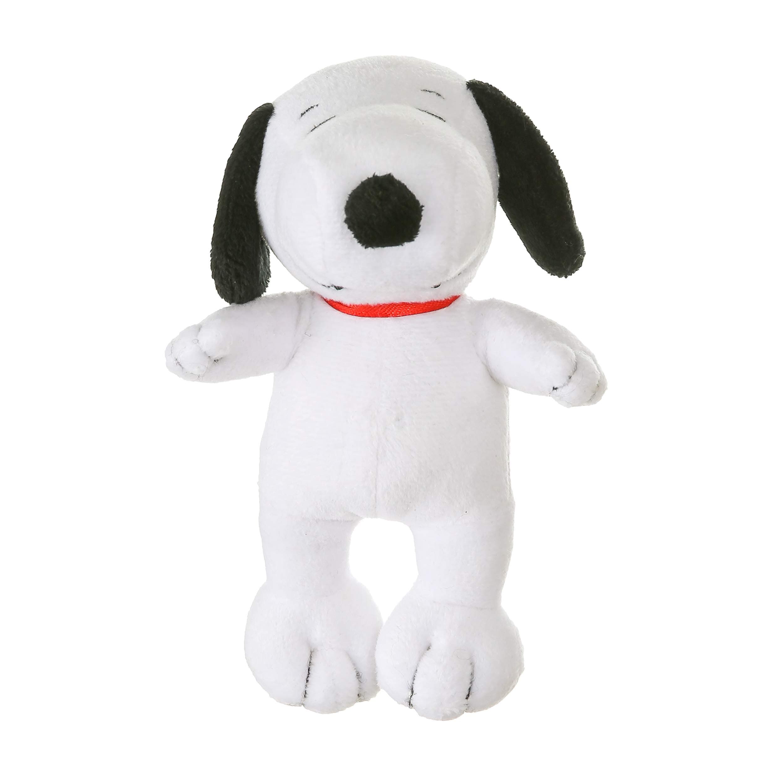 IVELECT Peanuts For Pets Snoopy Figure Classic Plush Squeaker Dog Toy,6 Inch Small|White Plush Dog Toy For All Dogs,Officially Licensed Peanuts Product|Small Plush Fabric Squeaky Dog Toy(Ff13320)