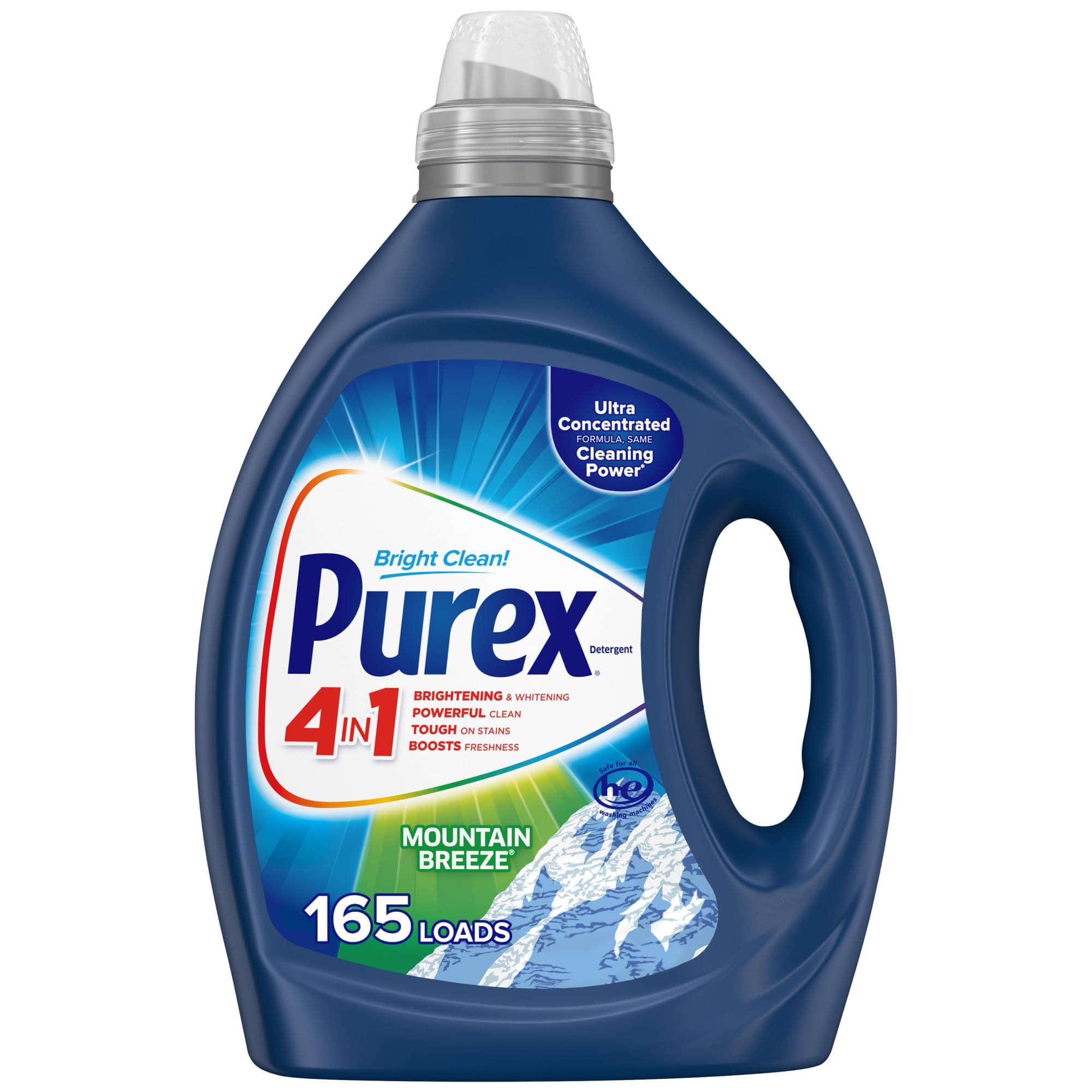 Purex Liquid Laundry Detergent, Ultra Concentrated Mountain Breeze
