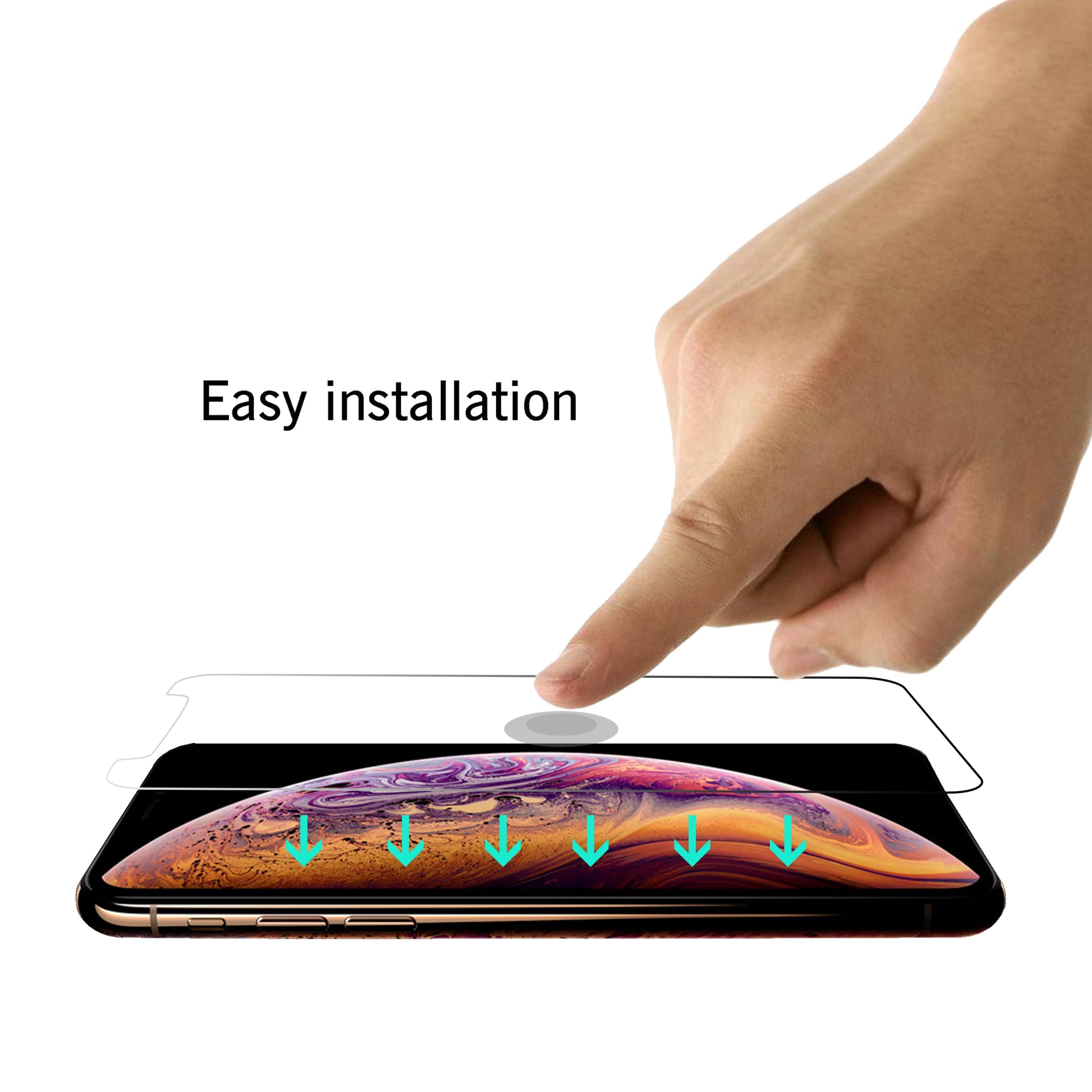 Ailun スクリーン プロテクター iPhone X用 透明