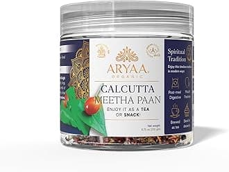 Aryaa Organic Calcutta Paan 8.75oz (250gm)- Elevate Your Snacking Experience | 100% Natural | Digestive Delight | Energy Infused | Vegan | Gluten-Friendly | Non-GMO (Calcutta Meetha)