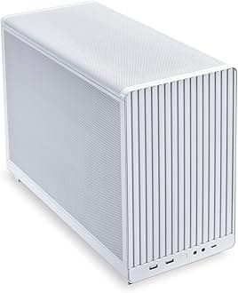 Lian LiA3-mATX-26.3L Micro Form Factor Chassis-Flexible Power Supply Installation-No Fans Included-Supports 360mm AIO-Modularity Design-For M-ATX and ITX Motherboard-DAN Collaboration-White (‎A3W.US)