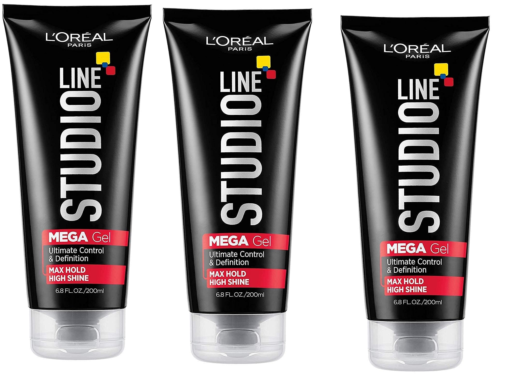 Studio Line Mega Hair Gel, 6.8 Fluid Ounce Pack of 3